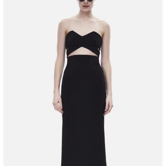 Solace London Black Cut Out Dress - NEW - Picture 5 of 16